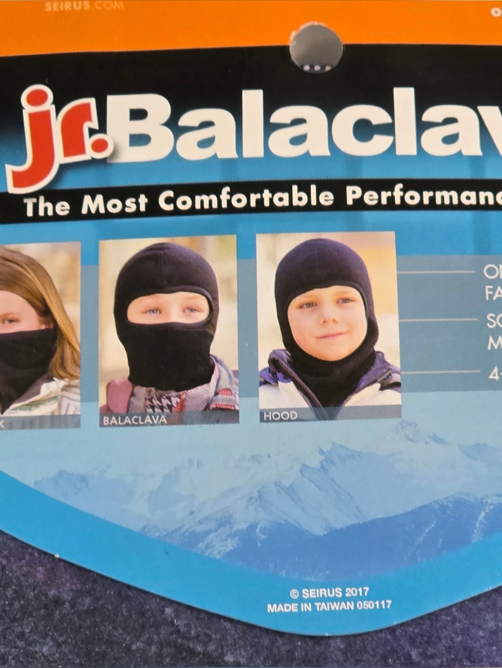 Jr. Balaclava Kids Face Mask - Blue - Picture 4 of 8